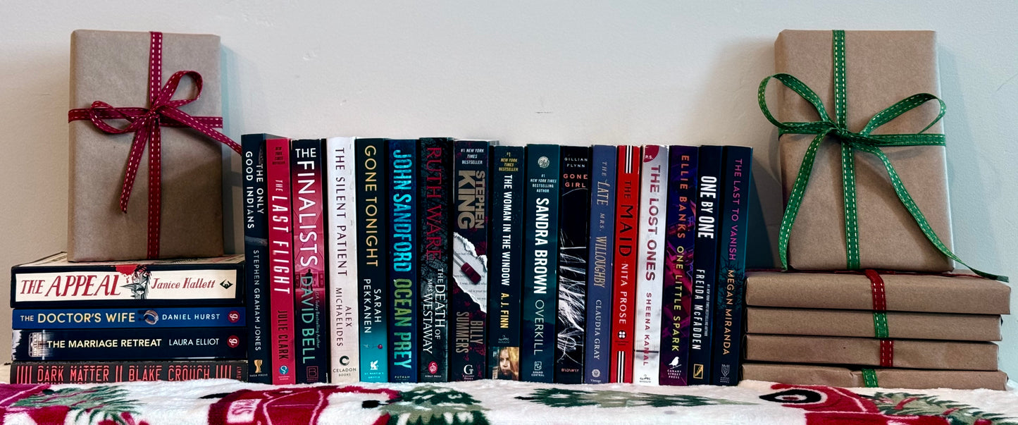 2025 Book Advent Calendar for Adults – Crime/Thriller Edition